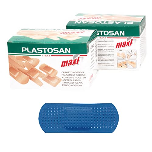 Confezione Da 100 Cerotti Da 2 X 7 Cm Blu Detectable