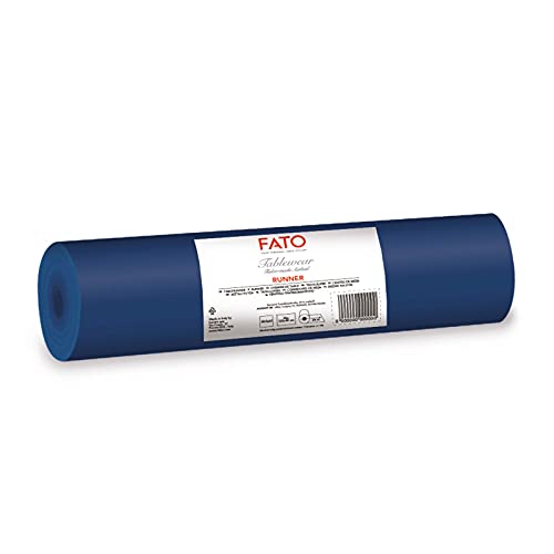 Fato - Runner Da Tavola, Effetto Tessuto, Dimensione 0.4X24 M, Pretagliato Ogni 1.20 M, Confezione Da 20 Runner, Carta A Secco, Airliad, Alta Qualità,