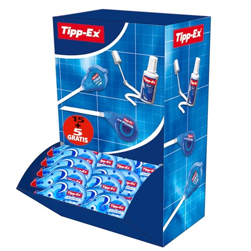 Value Pack - Correttore A Nastro Pocket Mouse - 4,2Mmx10Mt - Tipp-Ex - 15+5 Pezzi