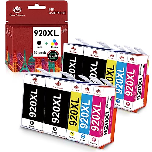 Toner Kingdom 920Xl Cartucce D'Inchiostro Compatibile Per Cartucce Hp 920 Xl Per Hp Officejet 6500A 6500, Hp Officejet 7500A 7500, Hp Officejet 6000 7