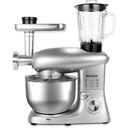 Becken Bkm4570 Robot Cucina, 1400 W, 6 Litri, Plastica, Multicolore