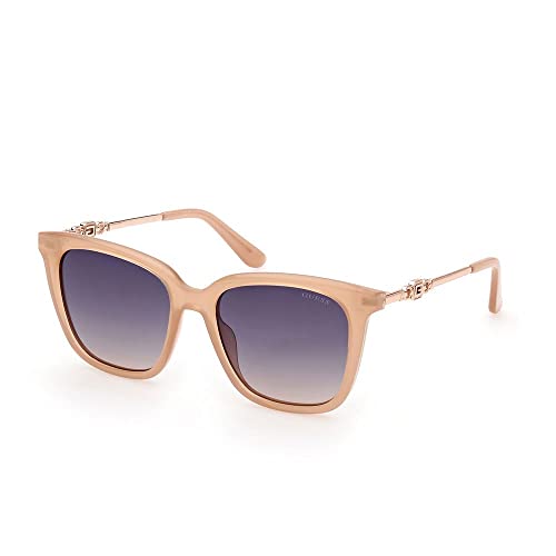 Guess Gu7886 Occhiali, Shiny Beige, 53/17/140 Da Donna, Beige Lucido
