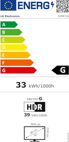 Lg Smart 32Sr73U-W.Aeu - Flachbildschirm (Tft/Lcd) - 32"/ 80 Cm [Energieklasse G] (32Sr73U-W.Aeu)