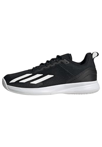 Adidas Courtflash Speed Tennis Shoes, Scarpe Uomo, Core Black/Ftwr White/Matte Silver, 42 Eu