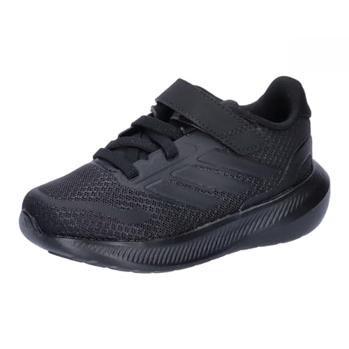 Adidas Runfalcon 5 Shoes Infants, Scarpe Da Corsa Unisex-Bambini, Core Black/Core Black/Core Black, 22 Eu