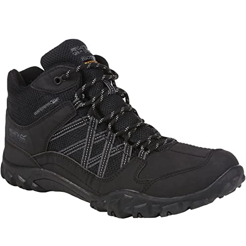 Regatta Chaussures Techniques De Marche Edgepoint, Scarpe Da Passeggio Uomo, Granito Nero, 42 Eu