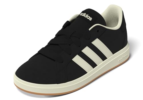 Adidas Grand Court 00S Shoes Kids, Scarpe Unisex-Bambini E Ragazzi, Core Black Off White Gum10, 38.5 Eu
