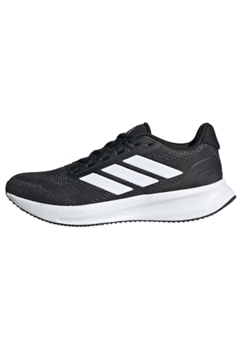 Adidas Runfalcon 5 Shoes Junior, Scarpe Da Corsa, Core Black/Cloud White/Core Black, 39 1/3 Eu