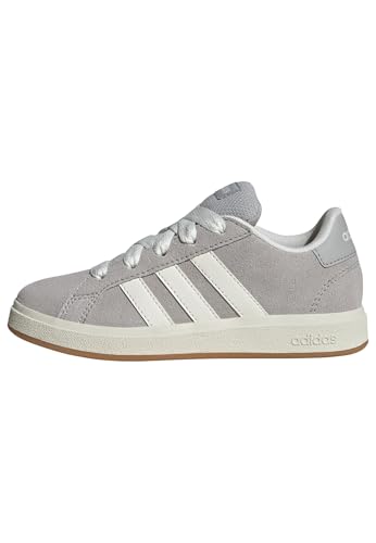 Adidas Grand Court 00S Shoes Kids, Scarpe Unisex-Bambini E Ragazzi, Grey Two Off White Gum10, 3.5 Uk Child