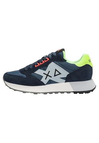 Sun68 Sneakers Basse Jaki 2.0 Fluo Z35113 Blu Scuro Blu 46