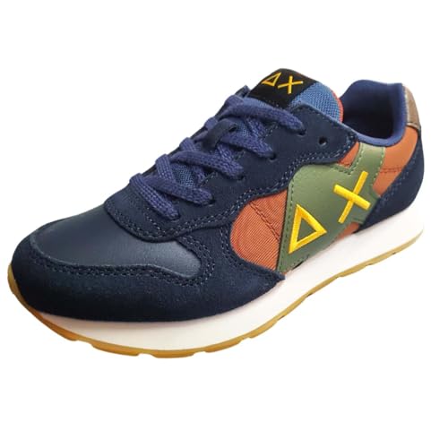 Sun68 Sneakers Boy'S Jaki Bicolor Teen Z44314T Colore Navy Blue 07 (07 Navy Blue, Sistema Taglie Calzature Eu, Adolescente, Numero, Media, 35)