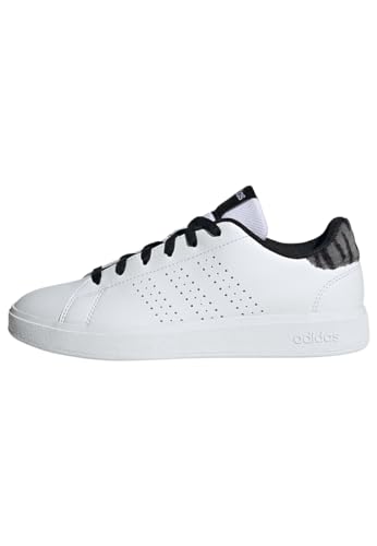 Adidas Advantage Base 2.0 Shoes, Scarpe Donna, Cloud White/Cloud White/Core Black, 41 1/3 Eu