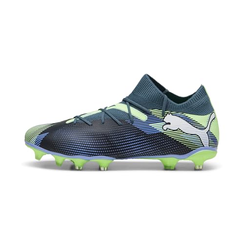 Puma Future 7 Match Fg/Ag, Soccer Shoe Unisex - Adulto, Gray Skies Puma White Fizzy Apple, 42 Eu