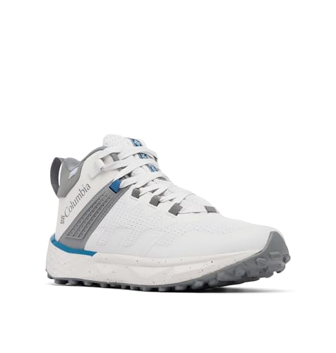 Columbia Facet 75 Mid Outdry, Scarponcini Da Trekking E Da Trekking A Vita Media Uomo, Silver Grey/Phoenix Blue, 43 Eu