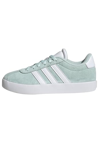 Adidas Vl Court 3.0 Shoes Kids, Scarpe, Halo Mint/Ftwr White/Core Black, 39 1/3 Eu