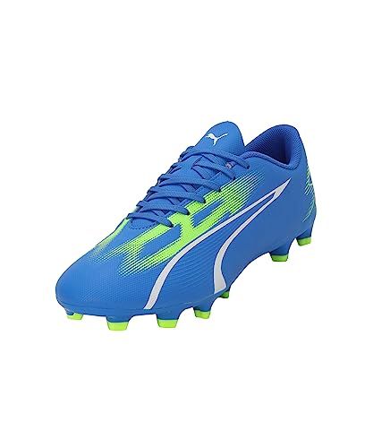 Puma Play Fg/Ag, Scarpe Da Calcio Uomo, Ultra Blue White Pro Green, 45 Eu