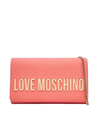 Love Moschino Borsa Tracolla Lettering Corallo