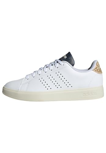 Adidas Advantage 2.0 Shoes, Scarpe Donna, Cloud White/Night Indigo/Off White, 41 1/3 Eu