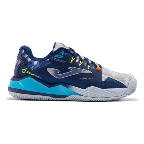 Joma Serie Spin Men, Scarpe Da Ginnastica Basse Uomo, Azul Petróleo, 42.5 Eu