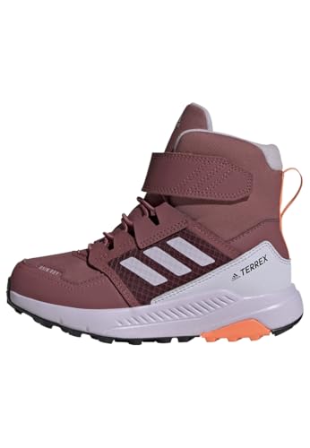 Adidas Terrex Trailmaker High Cold.Rdy Hiking Shoes, Scarpe Da Trekking, Burgundy/Silver Dawn/Amber Tint, 29 Eu