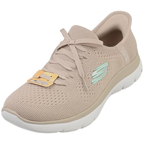 Skechers Summits New Daily, Scarpe Da Ginnastica Donna, Tortora, 37 Eu