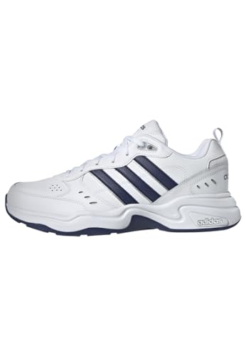 Adidas Strutter Shoes, Sneaker Uomo, Ftwr White Dark Blue Matte Silver, 36 2/3 Eu