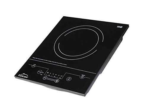 Lacor Placa De Induccion Portatil 2000W, Metal, Black, 1.25 Cm