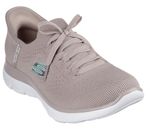 Skechers Summits New Daily, Scarpe Da Ginnastica Donna, Tortora, 41 Eu