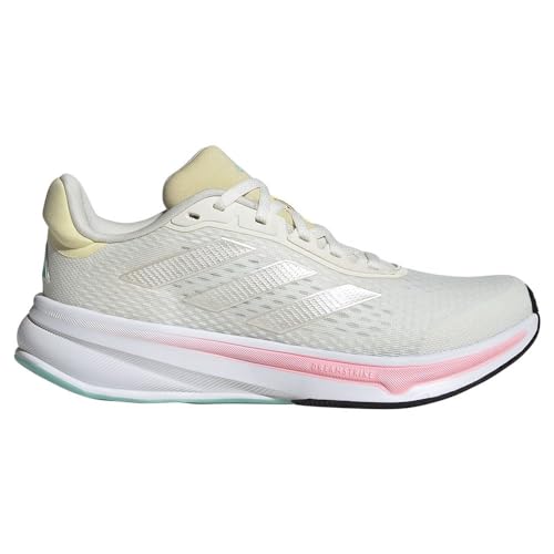 Adidas Response Super Running Shoes, Scarpe Da Corsa Donna, Off White/Zero Met/Almost Yellow, 36 2/3 Eu