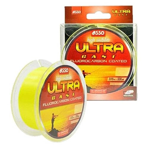 Lenza Asso Ultra Cast 300M 0.20Mm 6.5Kg Filo Da Surfcasting Feeder Carpfishing