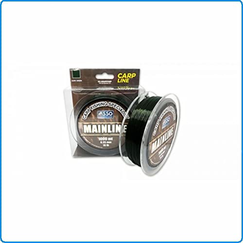 Lenza Da Pesca Asso Mainline 1000M 0.35Mm 16Lb Surfcasting Carpfishing Feeder