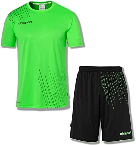 Uhlsport Score 26 Football Calcio Trikot-Set Camicia Funzionale Maglia T-Shirt - Set Di Magliette Da Calcio - Set Completo Con Maglietta E Pantaloncin