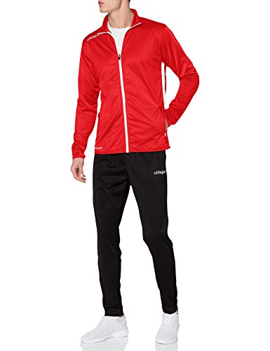 Uhlsport Essential Classic Anzug, Tuta Uomo, Rosso/Bianco, M