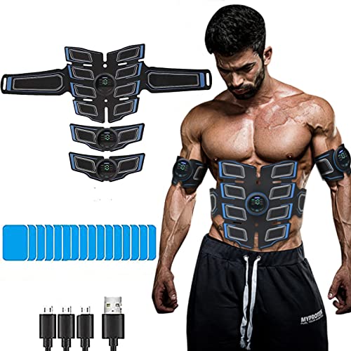 Ems Stimolatore Muscolare, Elettrostimolatore Per Addominali Elettrostimolatore Muscolare, Abs Trainer/Toner Per Addome/Braccio/Vita/Gambe Home Gym Co