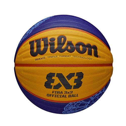 Wilson Wtb0533Xb_6, Basketballs Unisex-Adult, Blu/Giallo