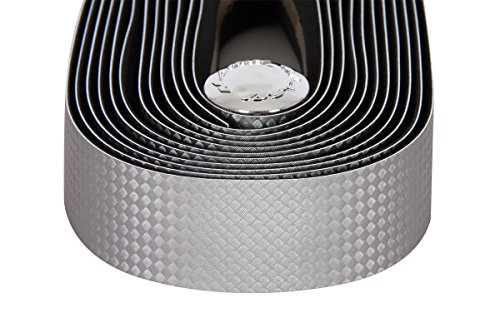 Massi Carbon Gel Elite - Nastro Da Manubrio Per Bicicletta, Colore Argento