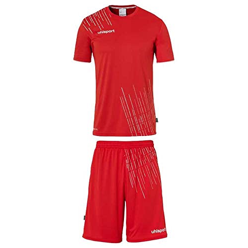 Uhlsport Score 26 Football Calcio Trikot-Set Camicia Funzionale Maglia T-Shirt - Set Di Magliette Da Calcio - Set Completo Con Maglietta E Pantaloncin