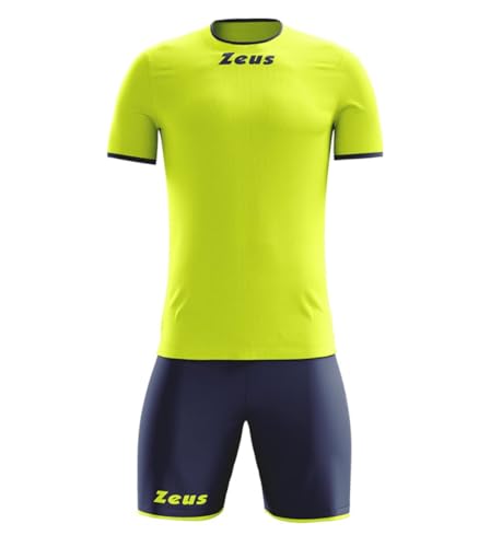 Zeus Kit Sticker Giallo Fluo - Blu L