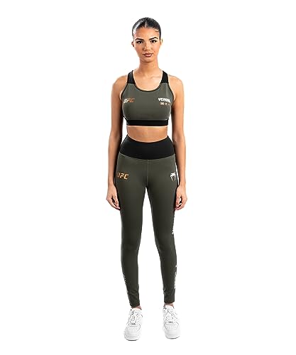 Venum Ufc Adrenaline Women'S Fight Week Performance Pantacollant - Khaki/Bronze - Xl