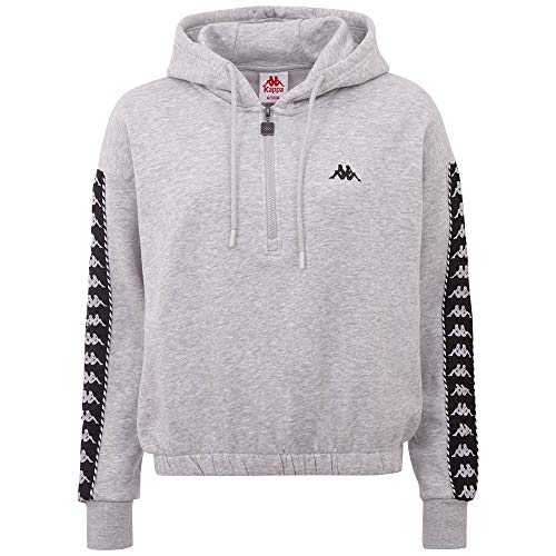 Kappa Felpa Da Donna Ivaine, Donna, Maglia Di Tuta, 309070, Alto Rischio, Melange, M