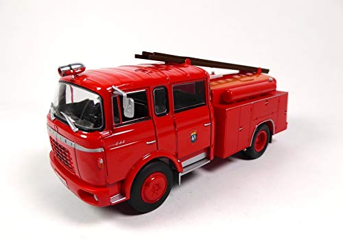 Opo 10 - Fire Truck 1/43 Compatibile Con Berliet Gak 17 Bomberos Di Madrid (Ixo P08)