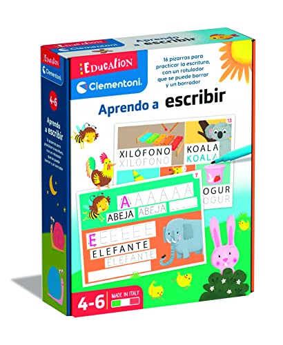 Clementoni- Aprendo A Escribir Set, Multicolore, Small, 55308