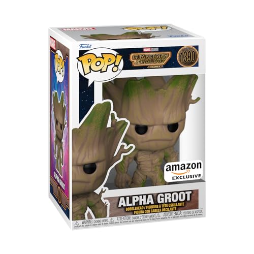 Funko Pop! Marvel: Guardians Of The Galaxy3- Alpha Groot - Guardians Of The Galaxy 3 - Esclusiva Amazon - Figura In Vinile Da Collezione - Idea Regalo