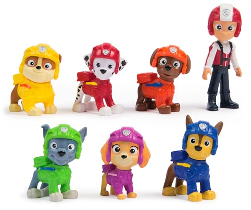 Paw Patrol Air Rescue, Confezione Regalo Con Personaggi, 7 Cuccioli Collezionabili, Giocattoli Per Bambini E Bambine Dai 3 Anni In Su