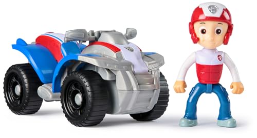 Paw Patrol, Quad Di Ryder, Veicolo Giocattolo Con Action Figure Da Collezione, Giocattoli Orientati Alla Sostenibilità Per Bambini E Bambine, 3+ Anni