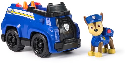 Paw Patrol, Macchina Della Polizia Di Chase, Veicolo E Personaggio Chase, Giochi Bambini, 3+ Anni