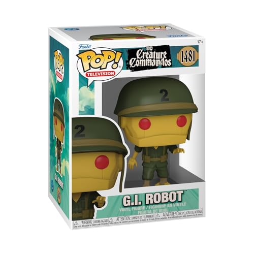 Funko Pop! Tv: Cc – G.I Robot. Robot - Dc Comics- Figura In Vinile Da Collezione - Idea Regalo - Merchandising Ufficiale - Giocattoli Per Bambini E Ad