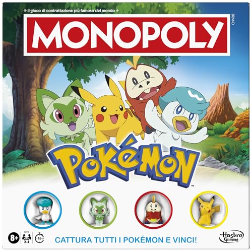 Monopoly Pokémon Edition, Gioco Da Tavolo - Versione Italiana