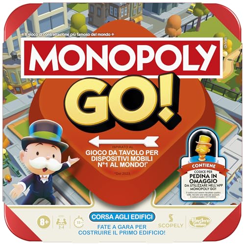 Monopoly Go! Gioco Da Tavolo - Versione Italiana