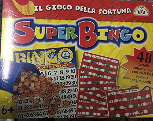 Edizione Marca Stell- Super Bingo, Multicolore, 86010.34